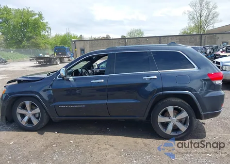 2015 Jeep Grand Cherokee Overland z USA, uszkodzony, nr VIN 1C4RJFCGXFC620118